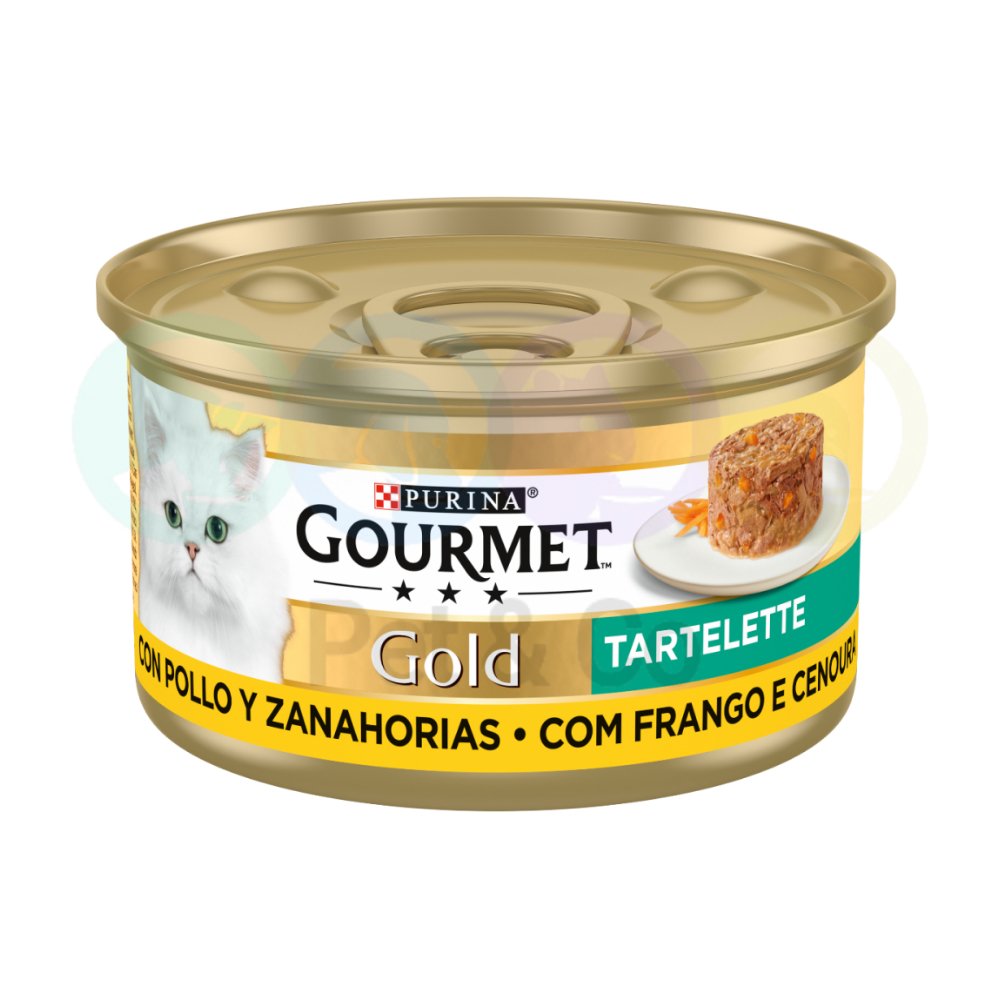 Gourmet Gold Tartelette for Cats with Chicken & Carrots 85g
