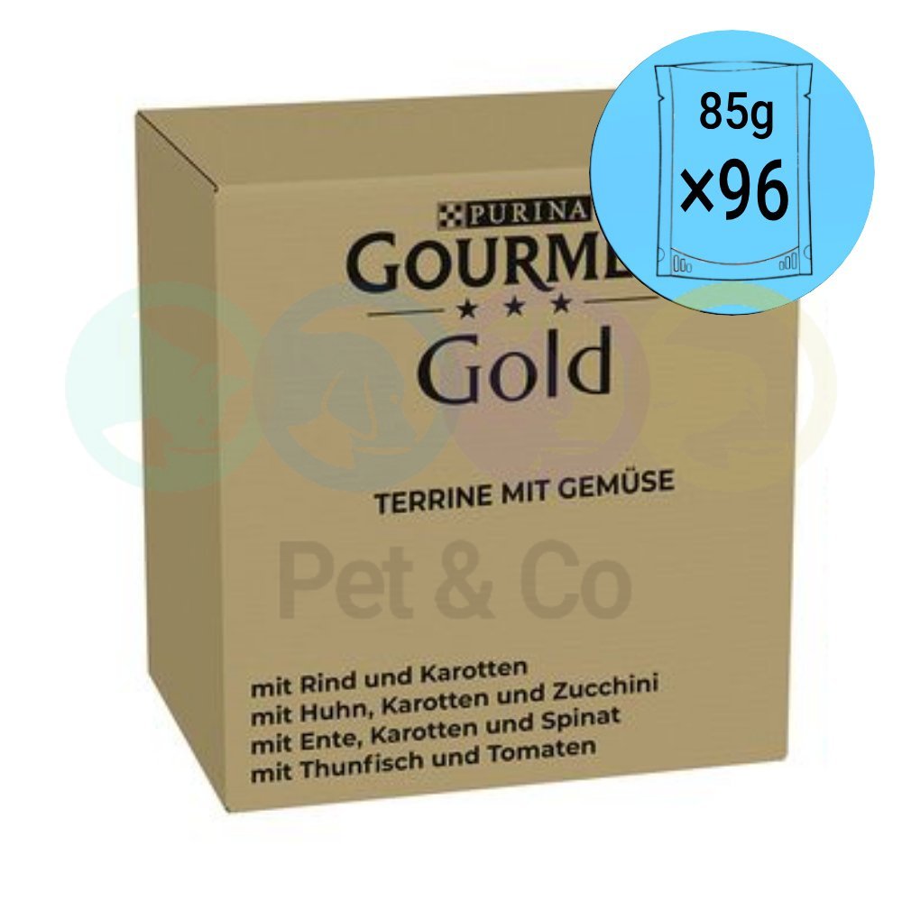 Lot Gourmet Gold Tartelette for Cats 8×85g×12