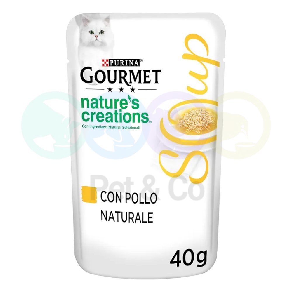 Gourmet Nature’s creation Soup for Cats with Chicken 40g