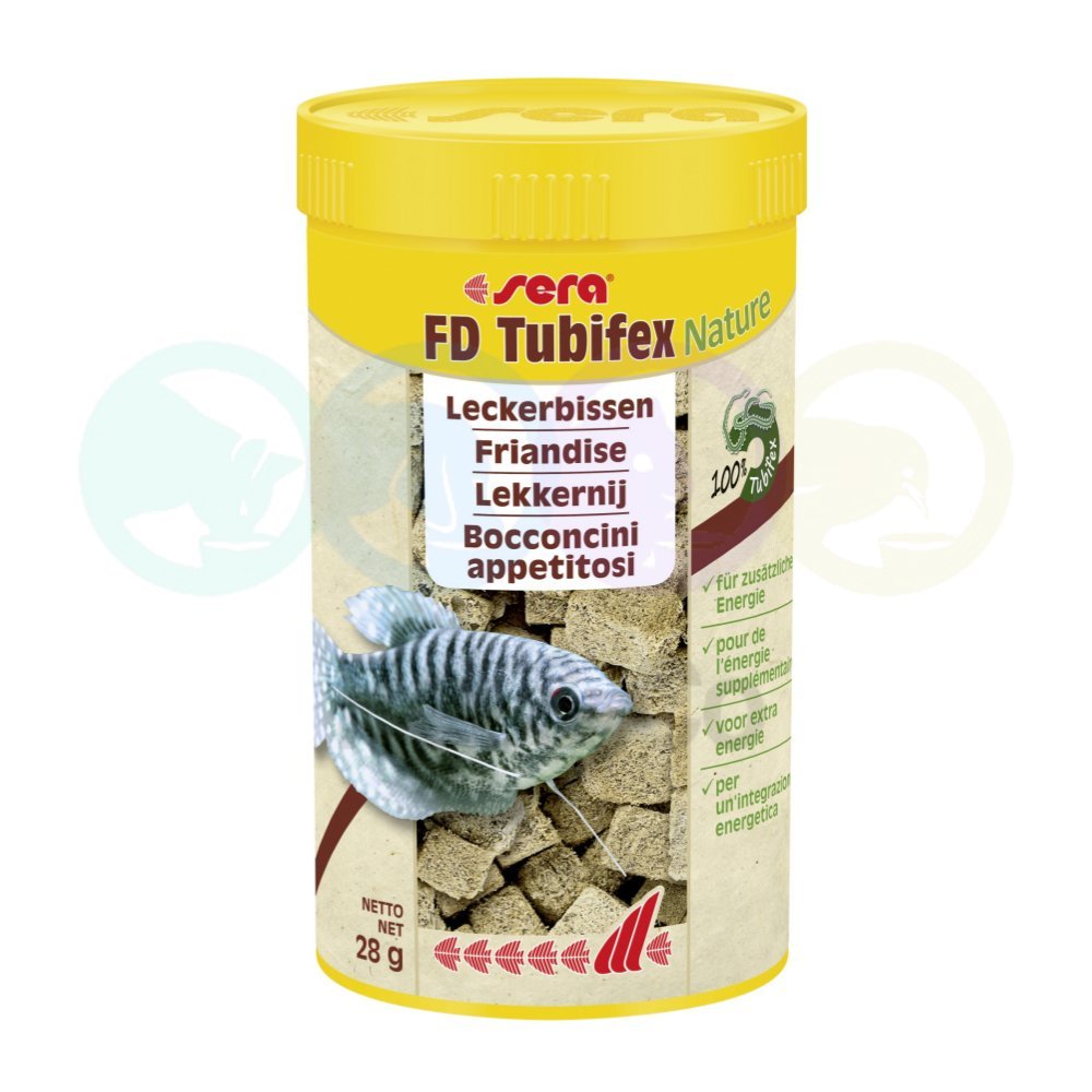 Sera FD Tubifex Snack for all Fish 28g