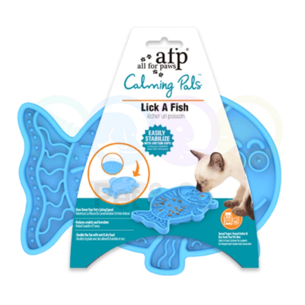 AFP Calming Pals Lick-A-Fish Mat for Cats