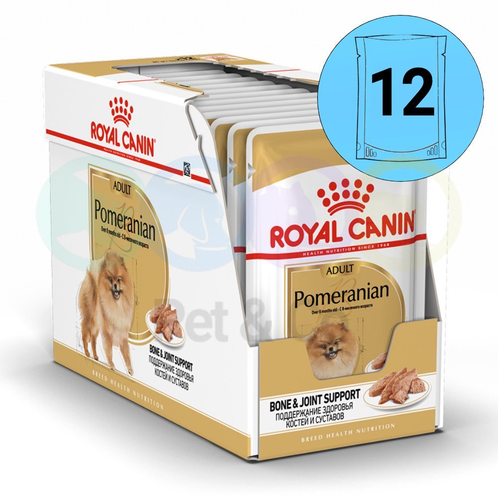 Lot Royal canin Loaf for Pomeranian Dogs 12×85g