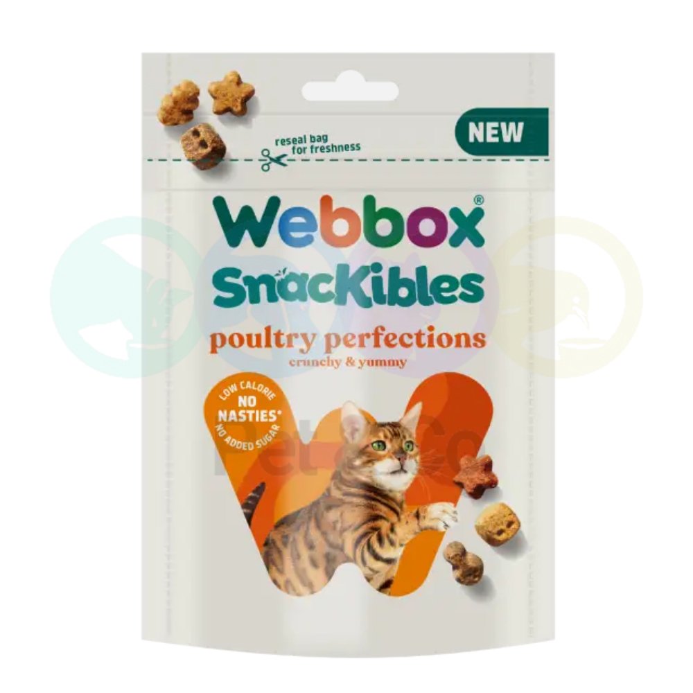 Webbox Cat Treats Snackibles Poultry Perfections 85g