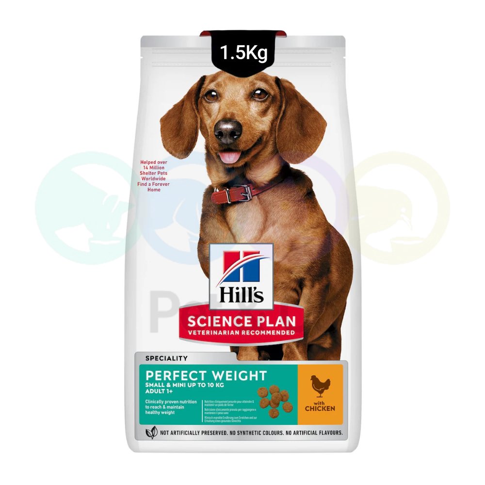 Hill's Kibbles for Dogs perfect Weight of Small Breeds 1.5Kg