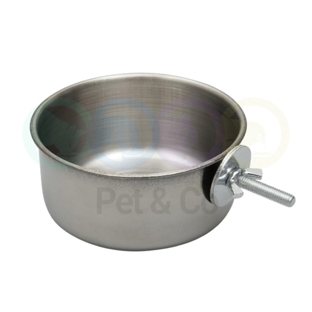 Parrot Stainless steel bowl with attachment nail 400ml
