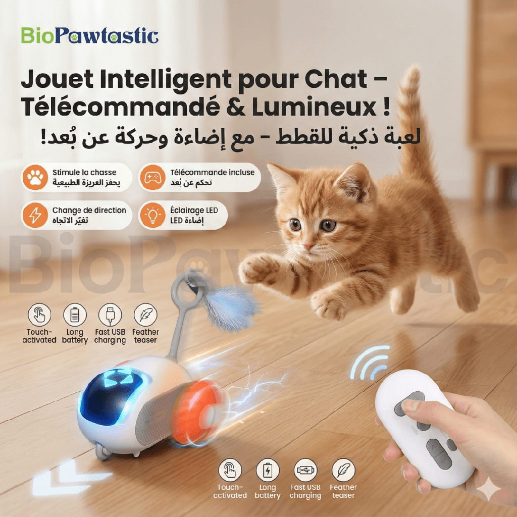 interactive chase toy for cats with remote control