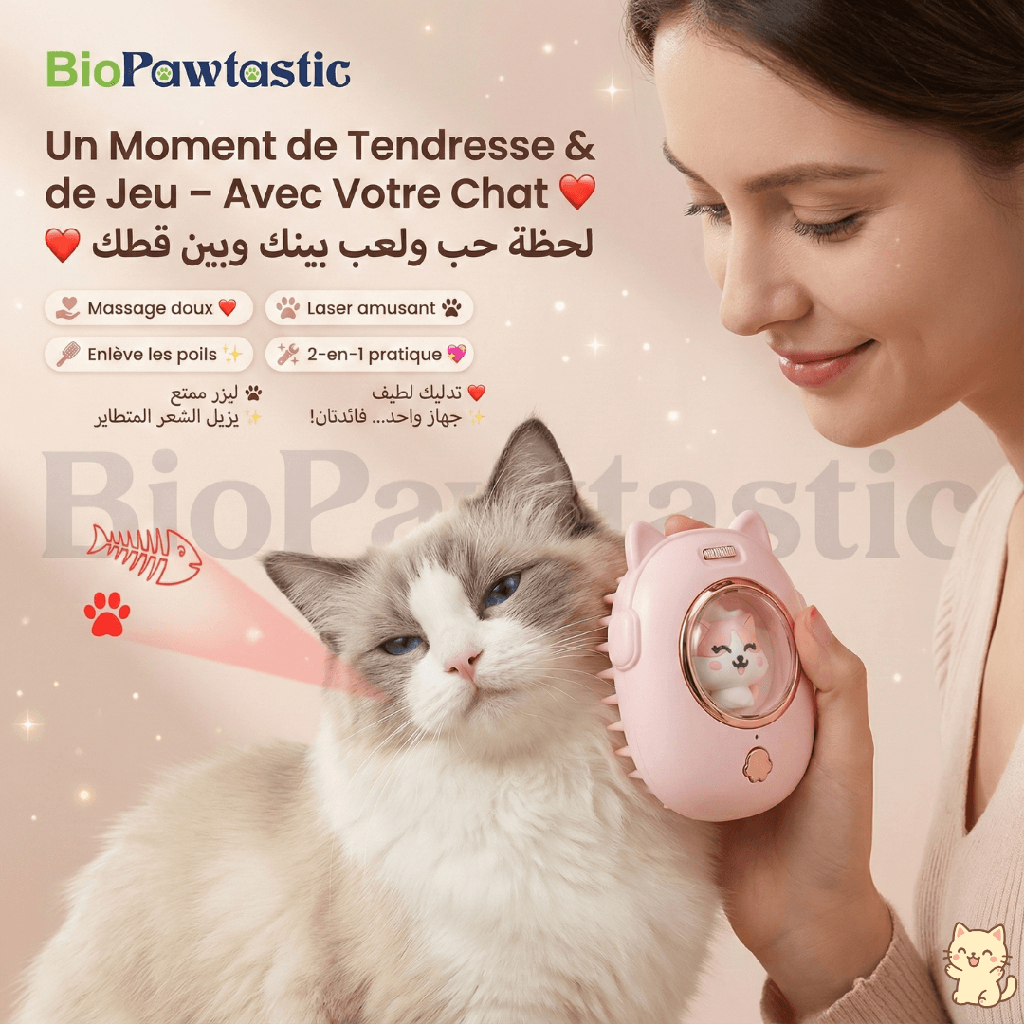 2-in-1 Laser + Massage Brush