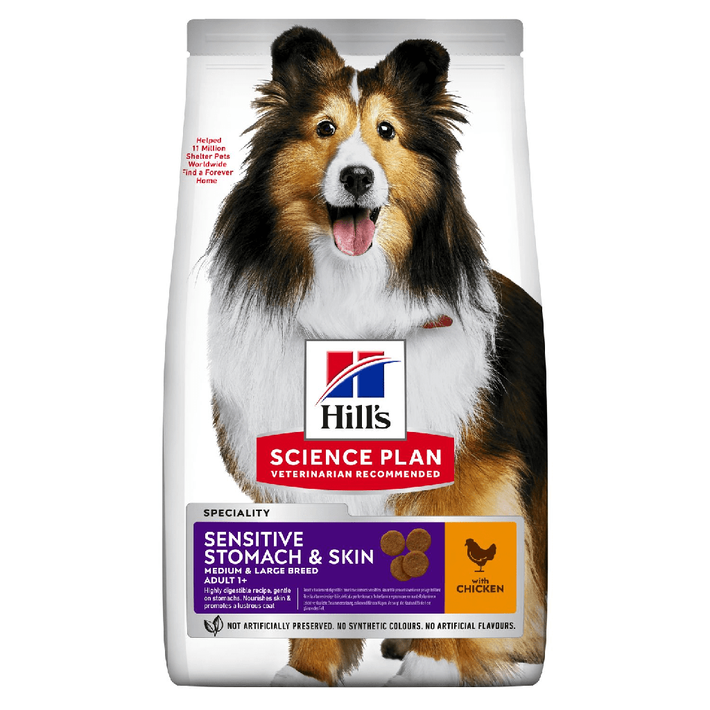 Hill's Science Plan - Sensitive Stomach and Skin Medium and Large Breed 14,5 Kg 