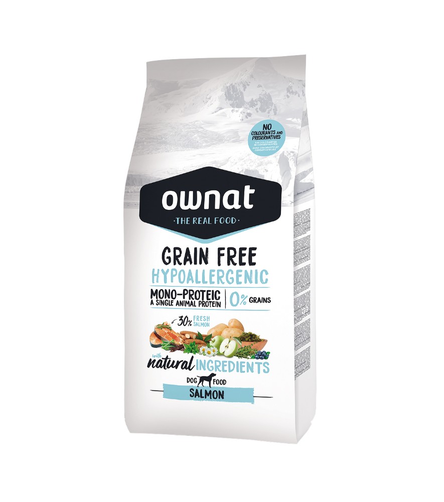 Ownat Grain Free - Hypoallergenic with Salmon 14 kg 