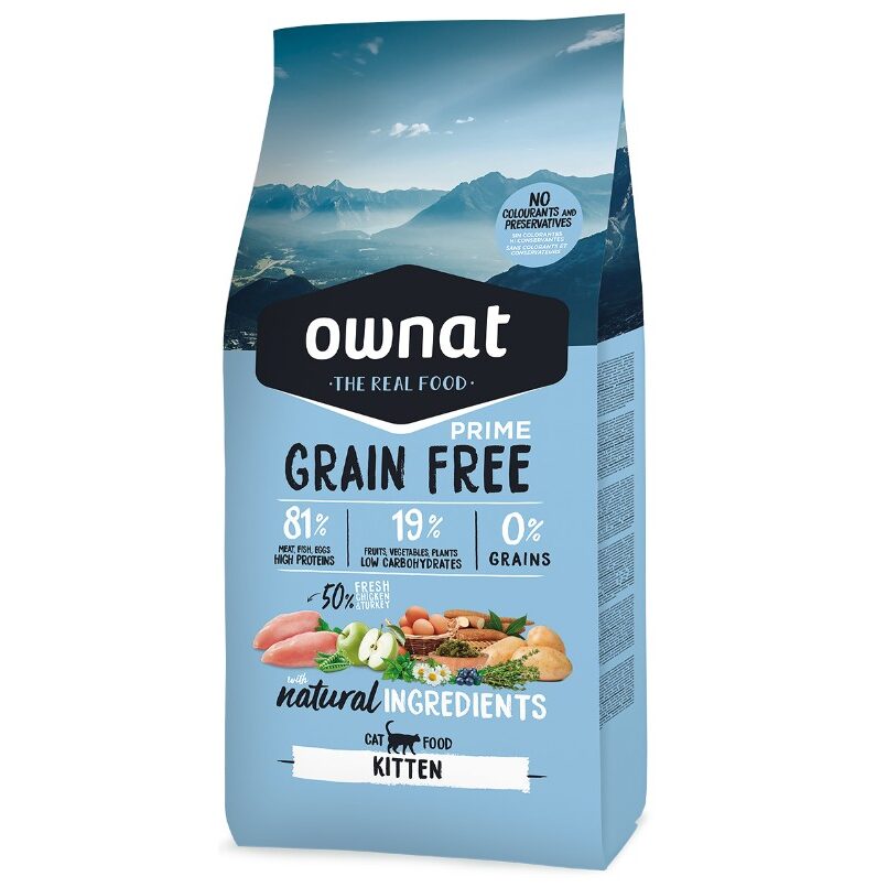 Ownat GRAIN FREE Chat Kitten 3Kg