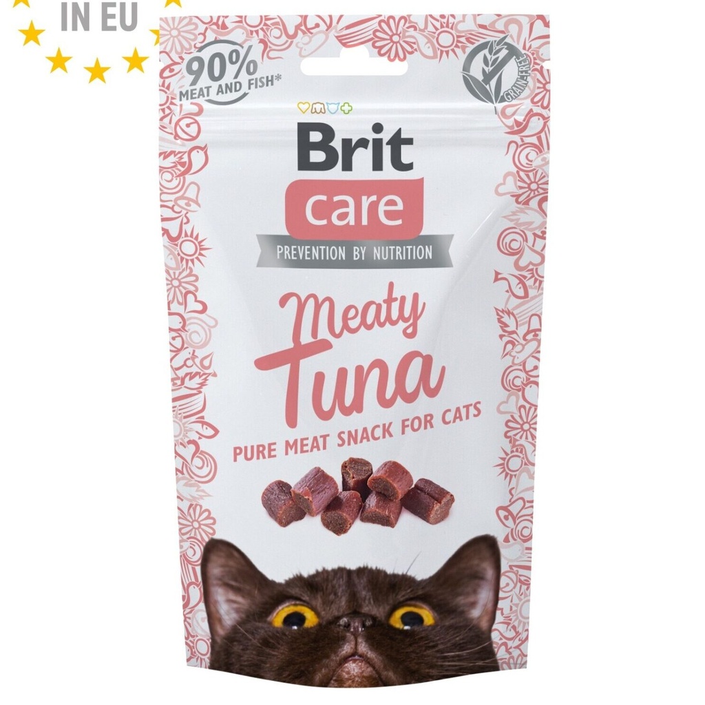 Brit Care Cat Snack Meaty Tuna (Morceaux de Thon) 50g