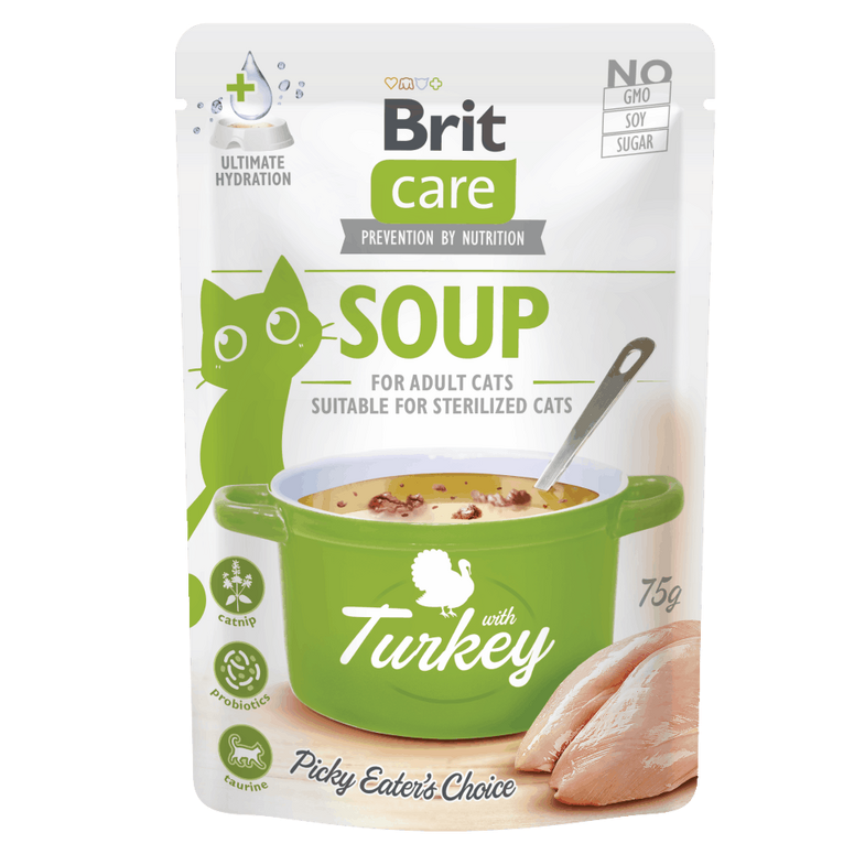 Brit Care Cat Soup Turkey (soupe à la dinde pour chat) 75g