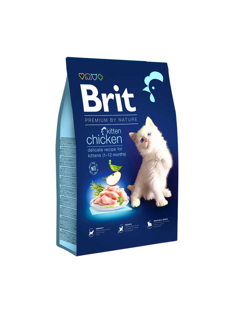 Brit Premium Chaton Kitten (chaton) 1.5kg ou 8kg - 8kg