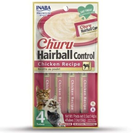 CHURU friandises en purée Hairball Thon Ou Poulet - Poulet