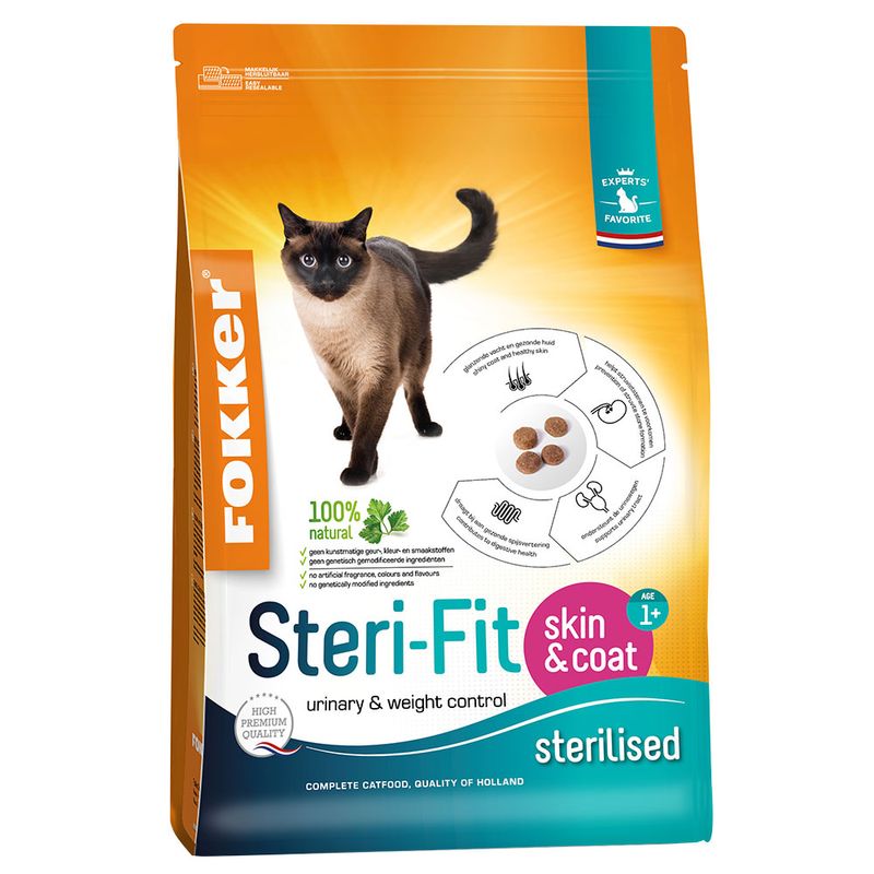 Fokker Cat Steri-Fit Skin & Coat 2.5kg