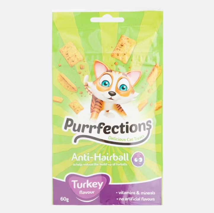 Friandises pour chat Purrfections 60g (Poulet | Saumon | Dinde) - Dinde