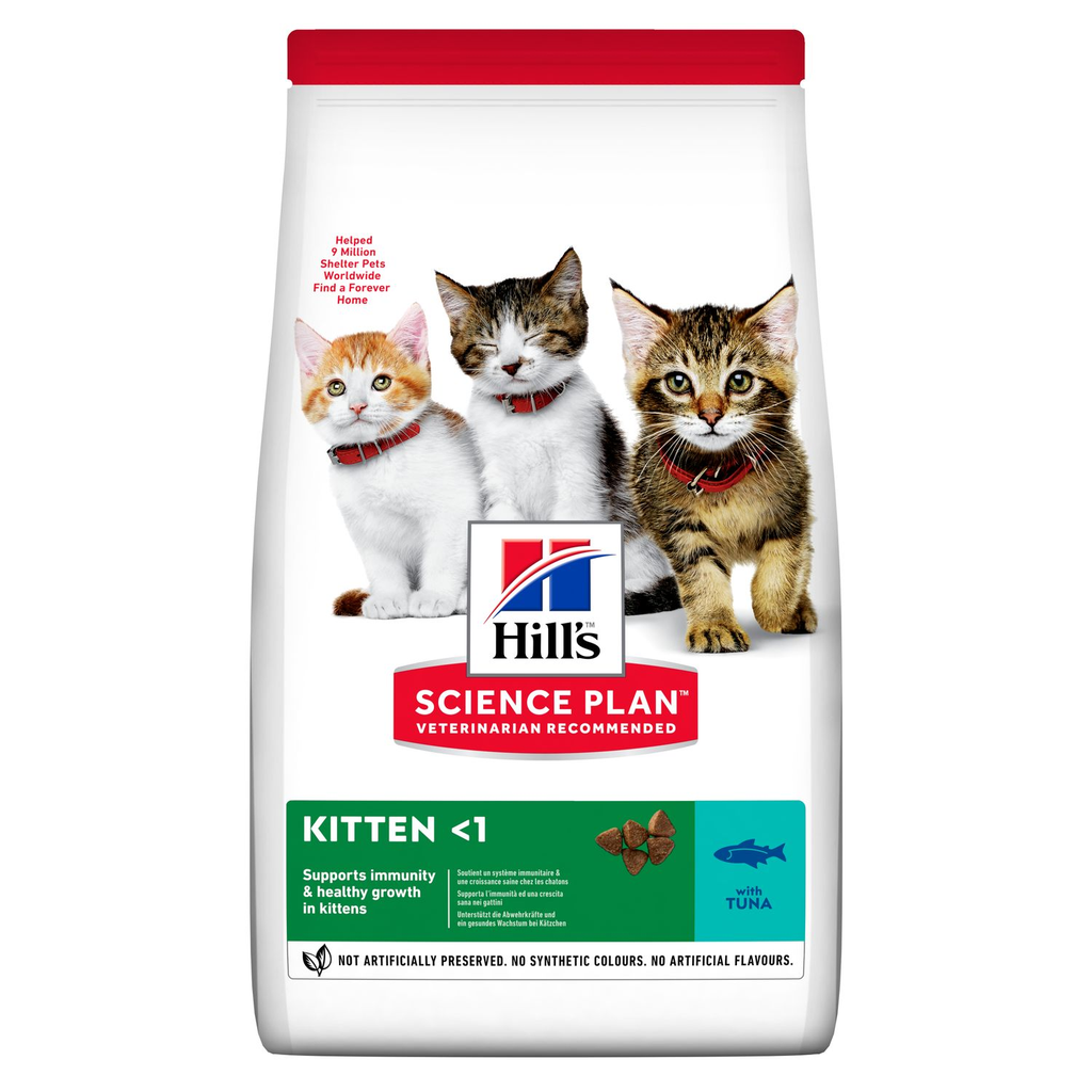 Hill’s Science Plan Croquettes Pour Chaton Au Thon (1.5kg)