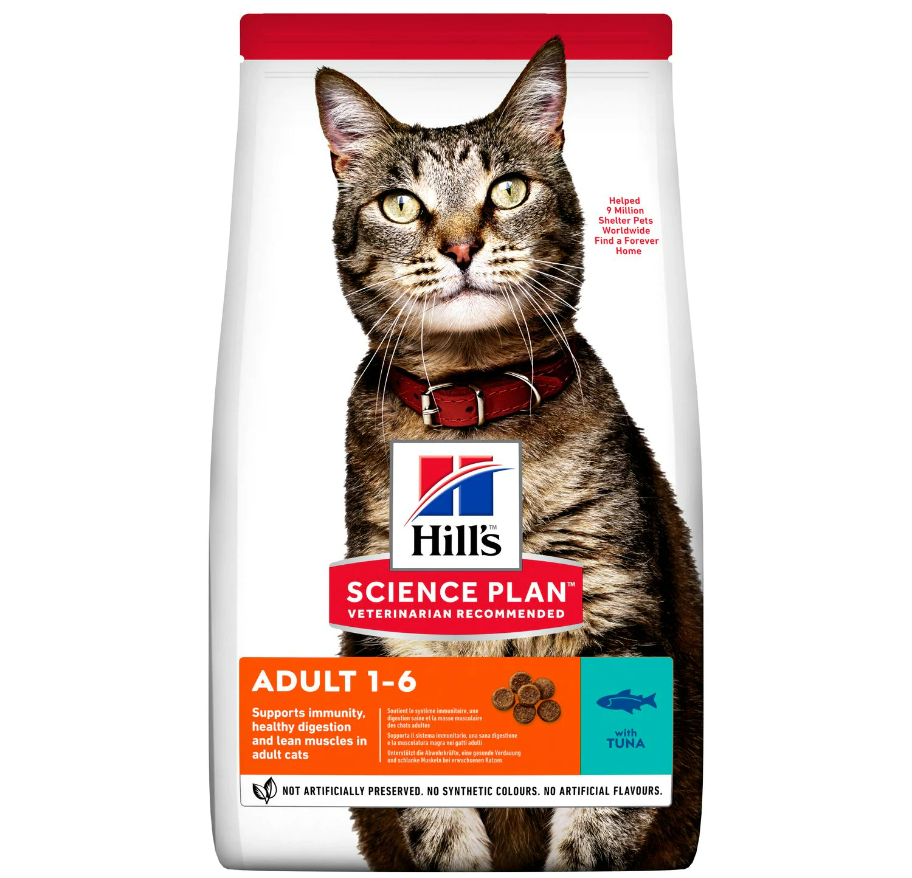 Hill's Science Plan Croquettes pour Chat Adulte au Thon (1.5kg)