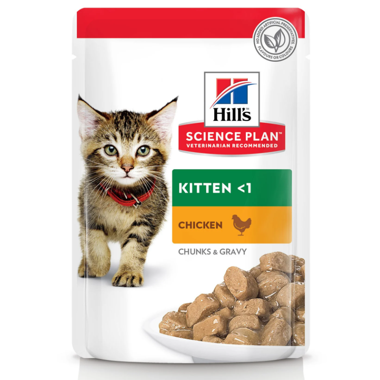 HILL'S SCIENCE PLAN Paté pour Chaton avec sauce au Poulet 85g