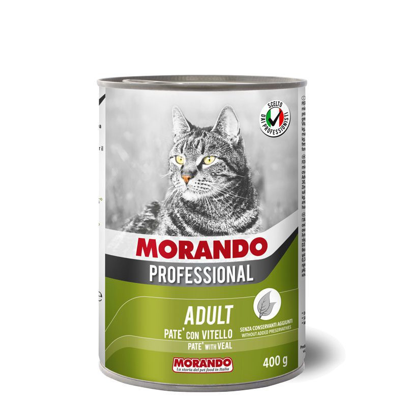 Morando Pâtée au Veau Pour Chats 400g