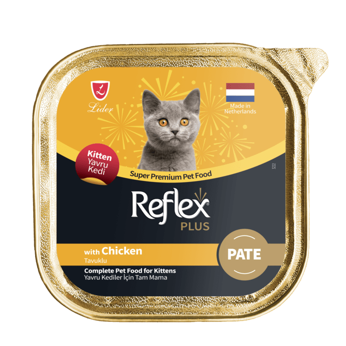 Reflex Plus Pâté Poulet Pour Chaton (Chicken for Kittens) 85 g