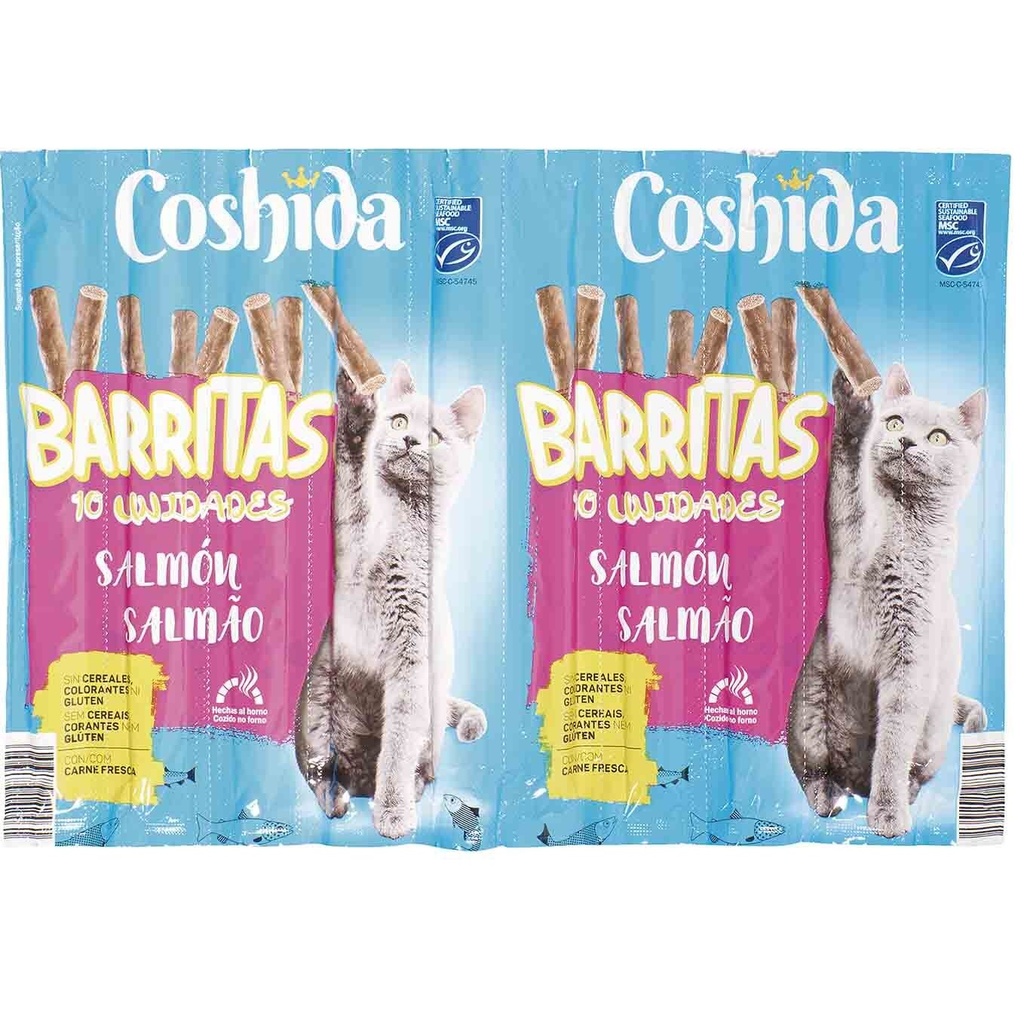 Snack-bars pour chats Coshida 10 pièces