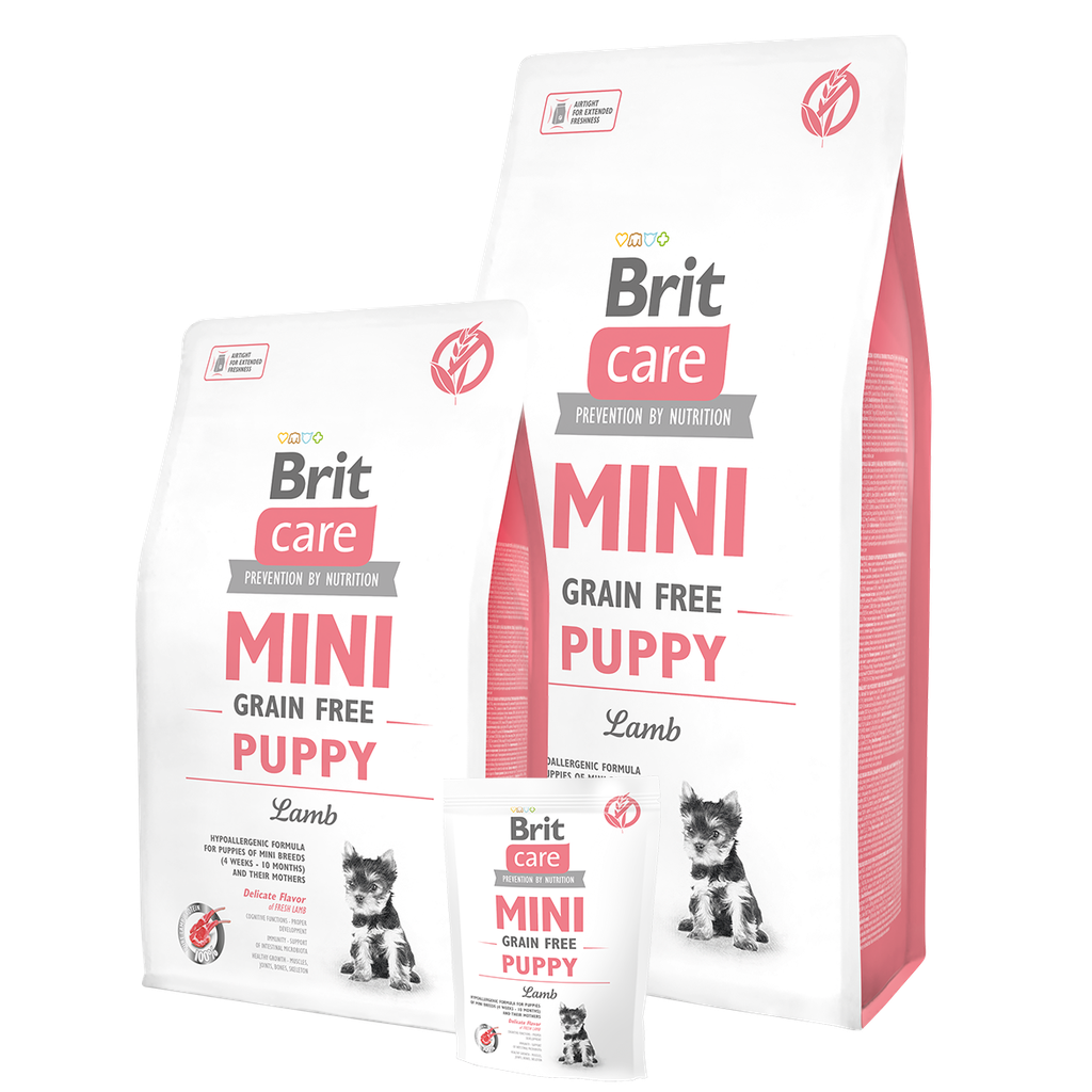 Brit Care Dog Grain Free Puppy Mini Lamb (Chiot à l'Agneau) 2kg