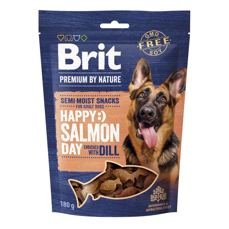 Brit Premium by Nature Dog Semi-moist Snacks Salmon (Saumon à l’aneth) 180 gr