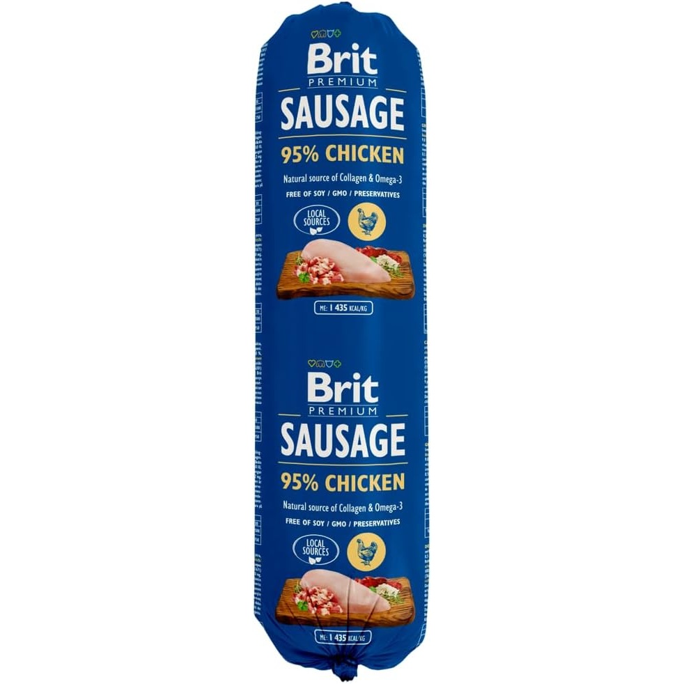 Brit Premium Sausage Poulet ou Dinde 800g - Poulet