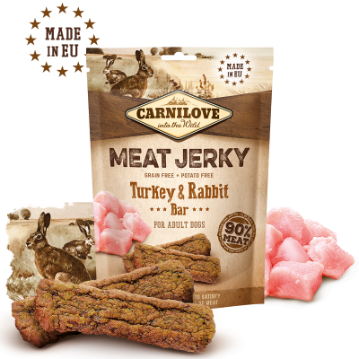 Carnilove Dog Meat Jerky Snack Turkey And Rabbit (Dinde et Lapin) 100g