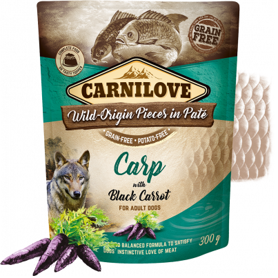 Carnilove Dog Paté Carp with Black Carrot (Cape) 300g