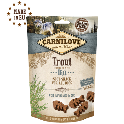Carnilove Dog Snack Trout enriched with Dill (Truite) 200g
