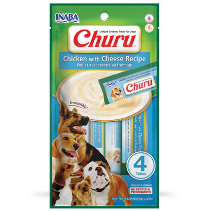 Churu Chicken with Cheese Recipe | Salmon | Tuna or Vegetables (4 Tubes) - Poulet/Fromage