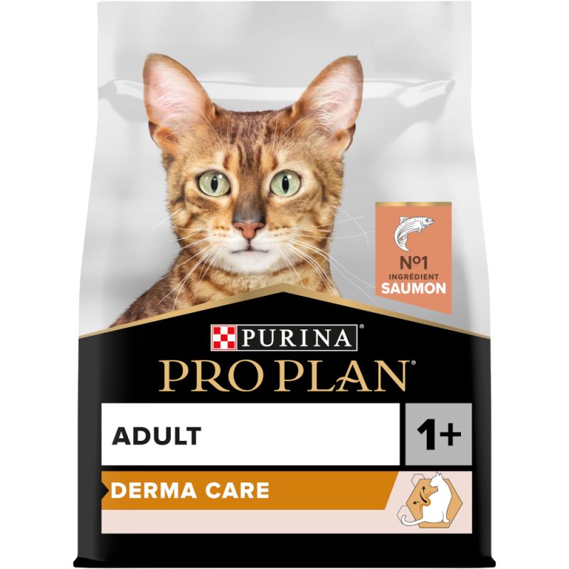 Pro Plan Adult Derma Care riche en saumon pour chat - 1.5 Kg