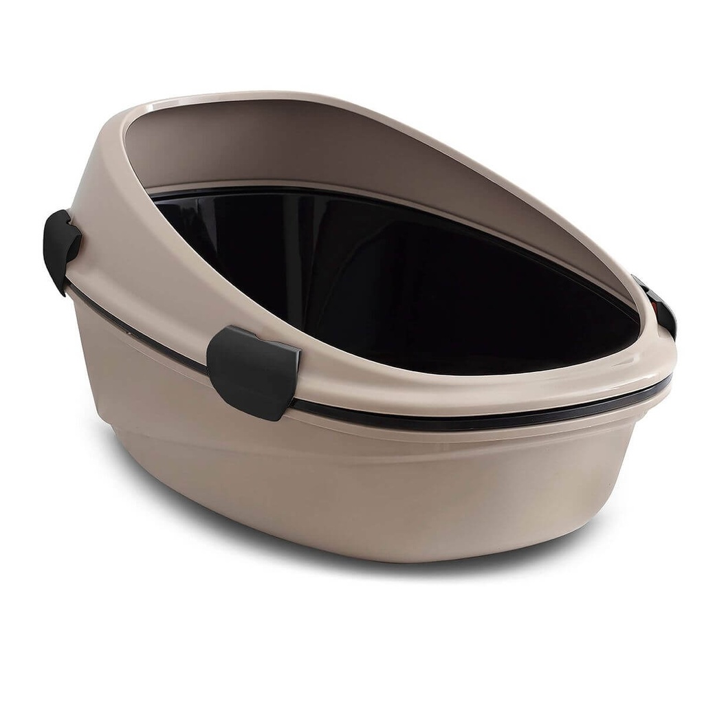 Bac à Litière Xtra-Large avec Rehausse Anti-Projection + Tamis intégré