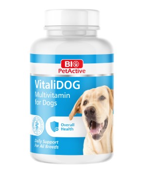 Comprimé multivitaminé pour chiens Bio Pet Active VitaliDOG (150 comprimés)