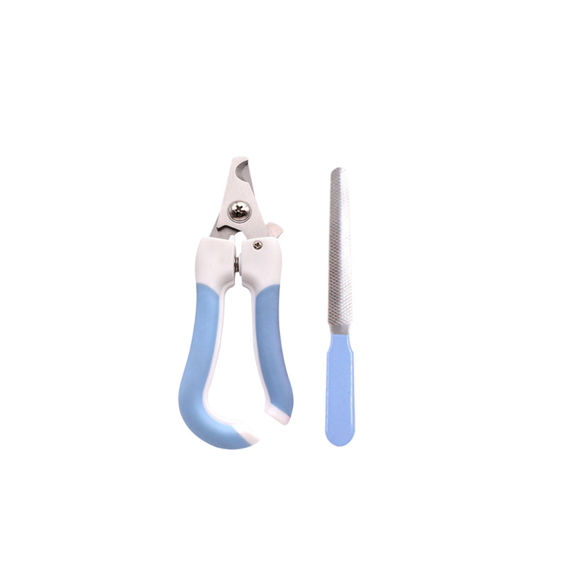 Coupe griffes chien et chat 14cm (Bleu | Rose) - Bleu
