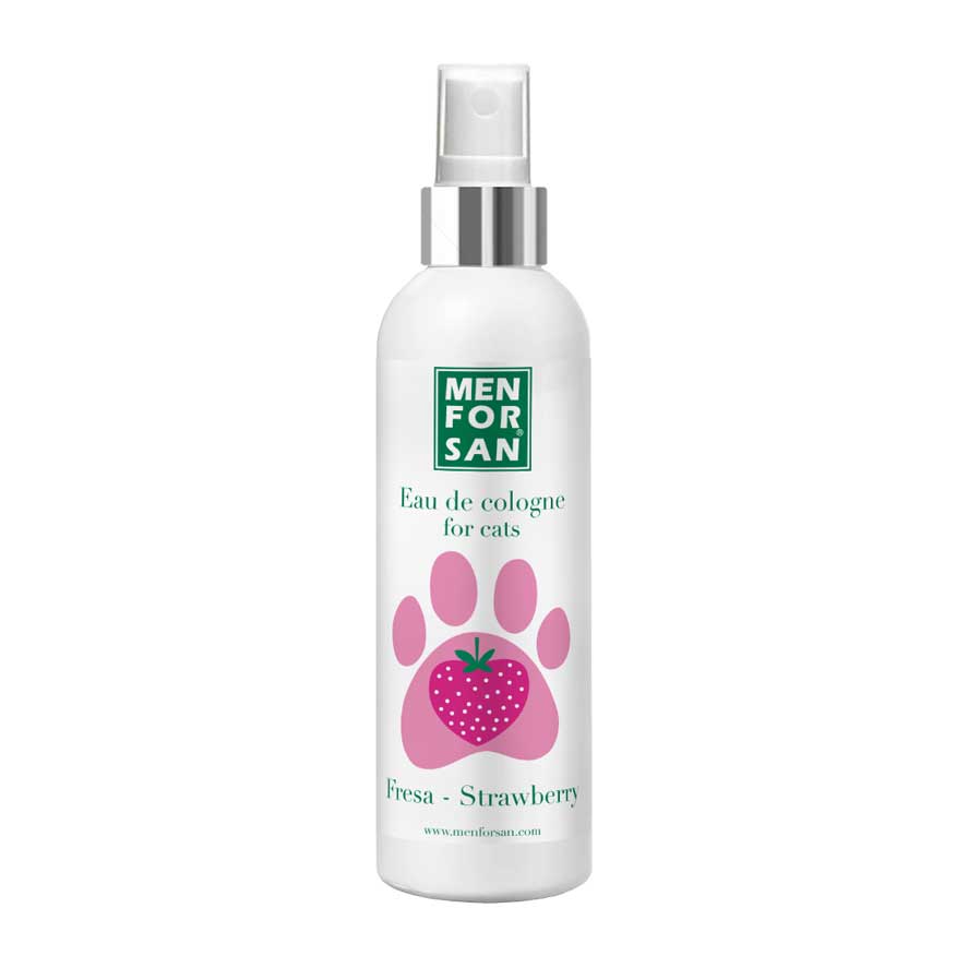 Eau de cologne fraise pour chat 125ml MEN FOR SAN