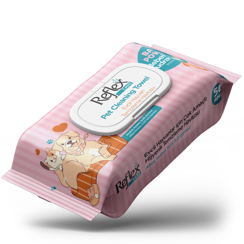 Lingettes Reflex pour Chien et Chat (Multi-Usage) 40pc