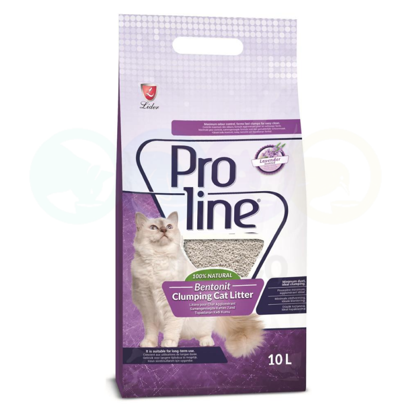 Litière agglomérante ultra absorbante et parfumée 10L et 20L (Lavande | Savon de Marseille | Baby Powder) - Lavande, 10 L