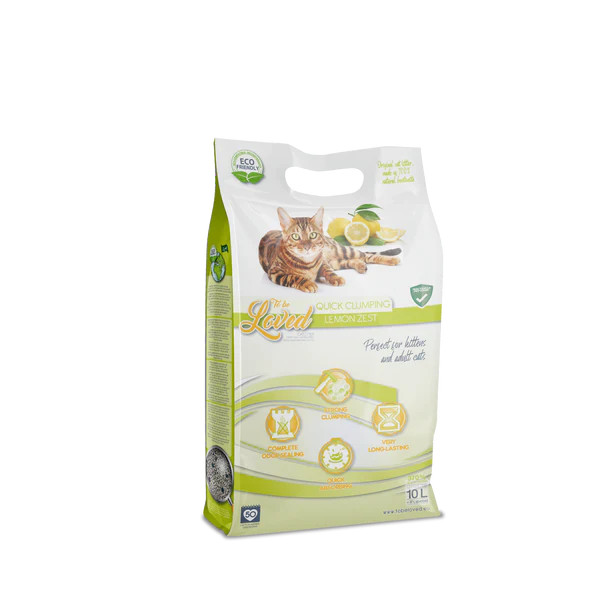 Litière Tobeloved 10L ( Woodland Lavender | Lemon Zest | Baby Powder | Wild Strawberry | Wild Mint Flowers) - Lemon Zest