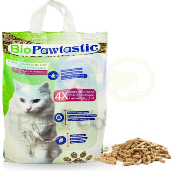 Litière Végétale Biodégradable Granulés Bois 13L