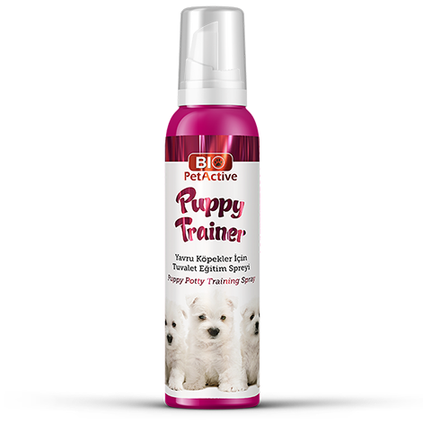 Spray pour entraîner les chiots à faire leurs besoins Bio PetActive Puppy Trainer (100ml)