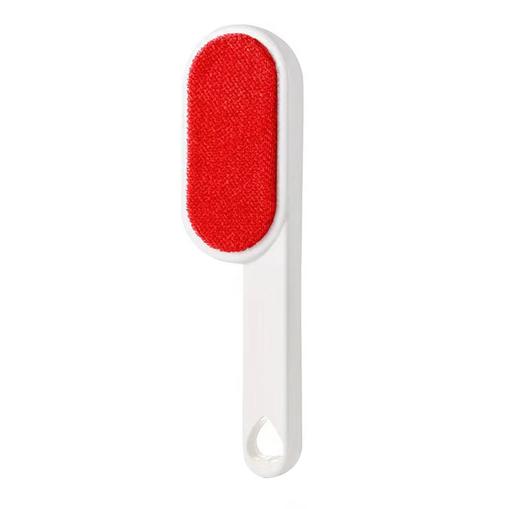 Brosse de Nettoyage de Poils sous Forme de Rectangle - S 22*5.5cm, Rouge