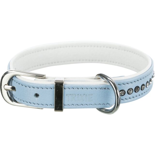 Collier Active Comfort avec strass chien et Chat Trixie Bleu