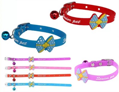 Collier en Silicone pour Chat - Bleu