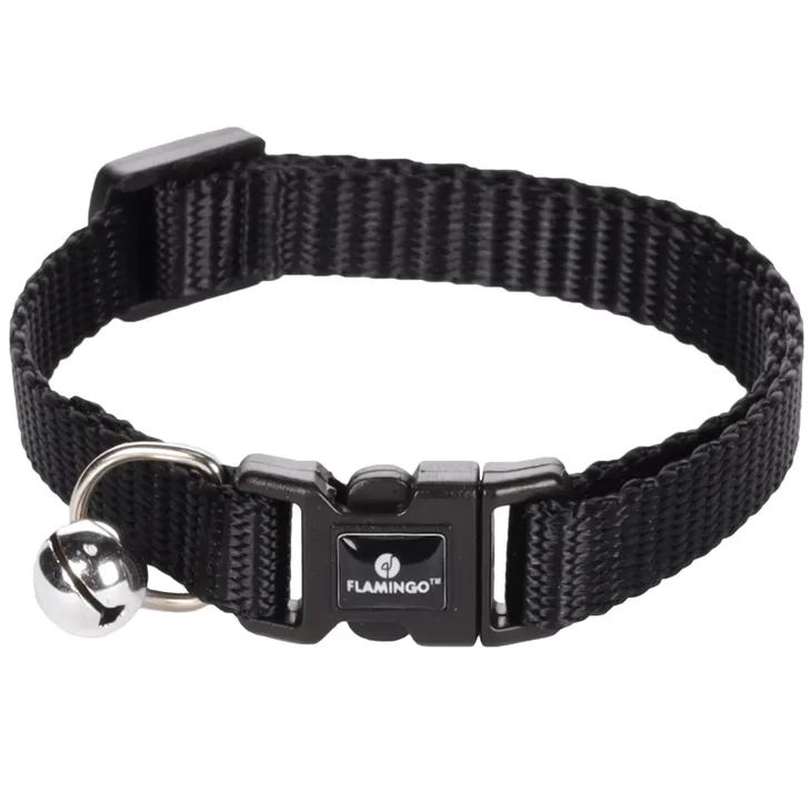 Flamingo Collier Chat Ziggi Noir