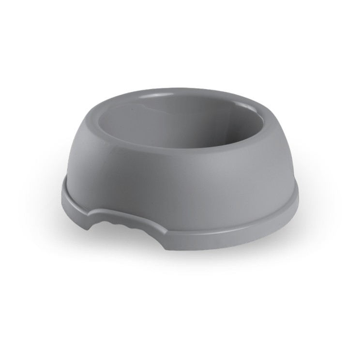 Gamelle en plastique Diamètre 15 cm ou 17 cm - Gris, 15cm