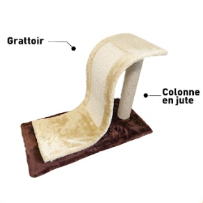 Griffoir en forme pratique  Canijess (60*30*44cm)