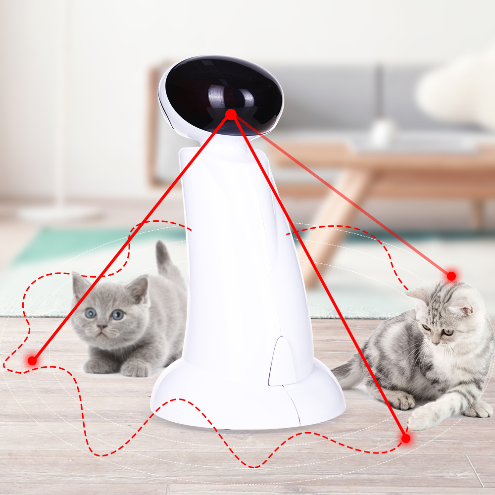 Jeux laser interactif (automatique) pour chat et chien